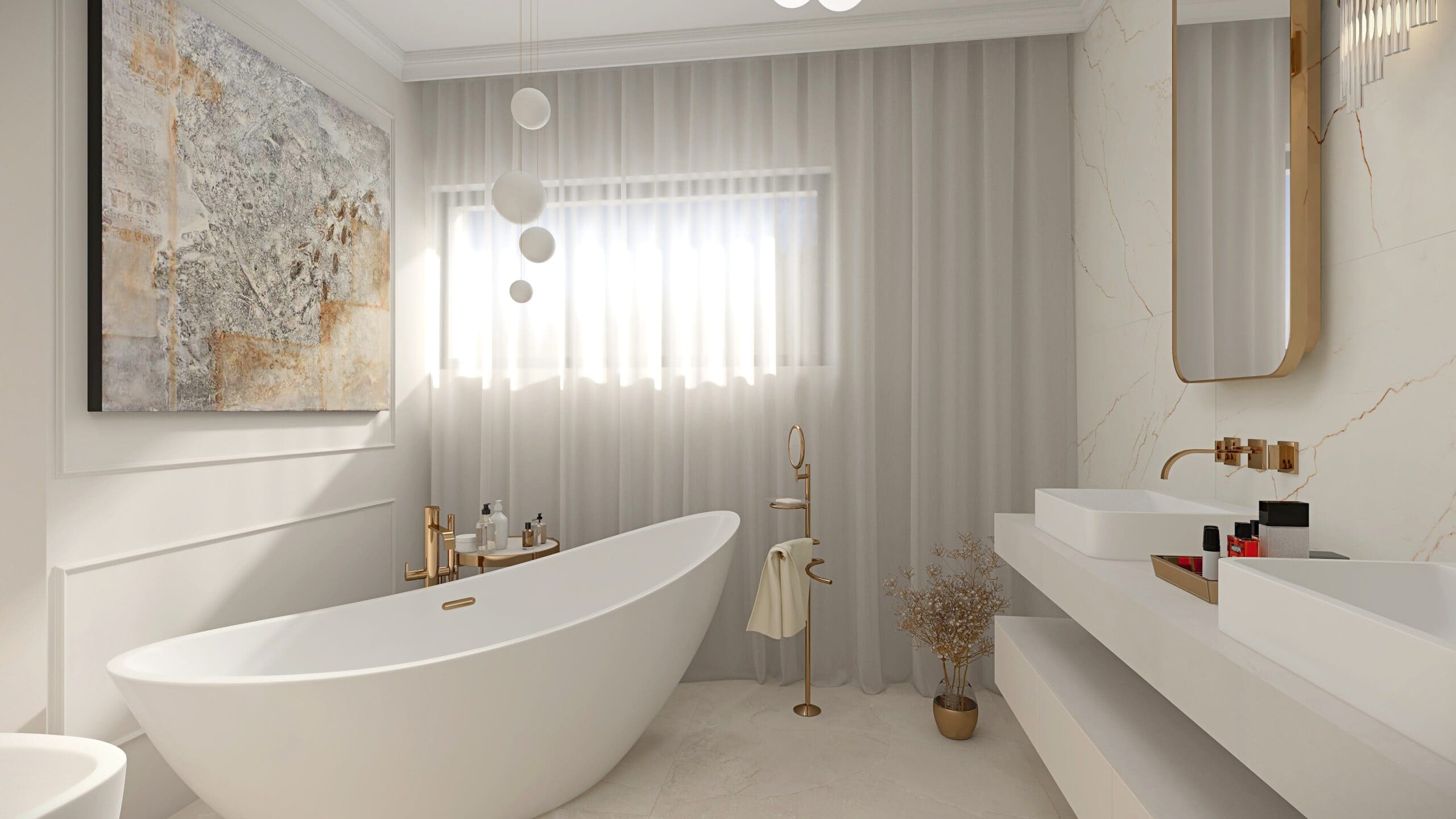 Projekt wnętrza łazienki